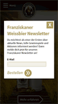 Mobile Screenshot of franziskaner-weissbier.de